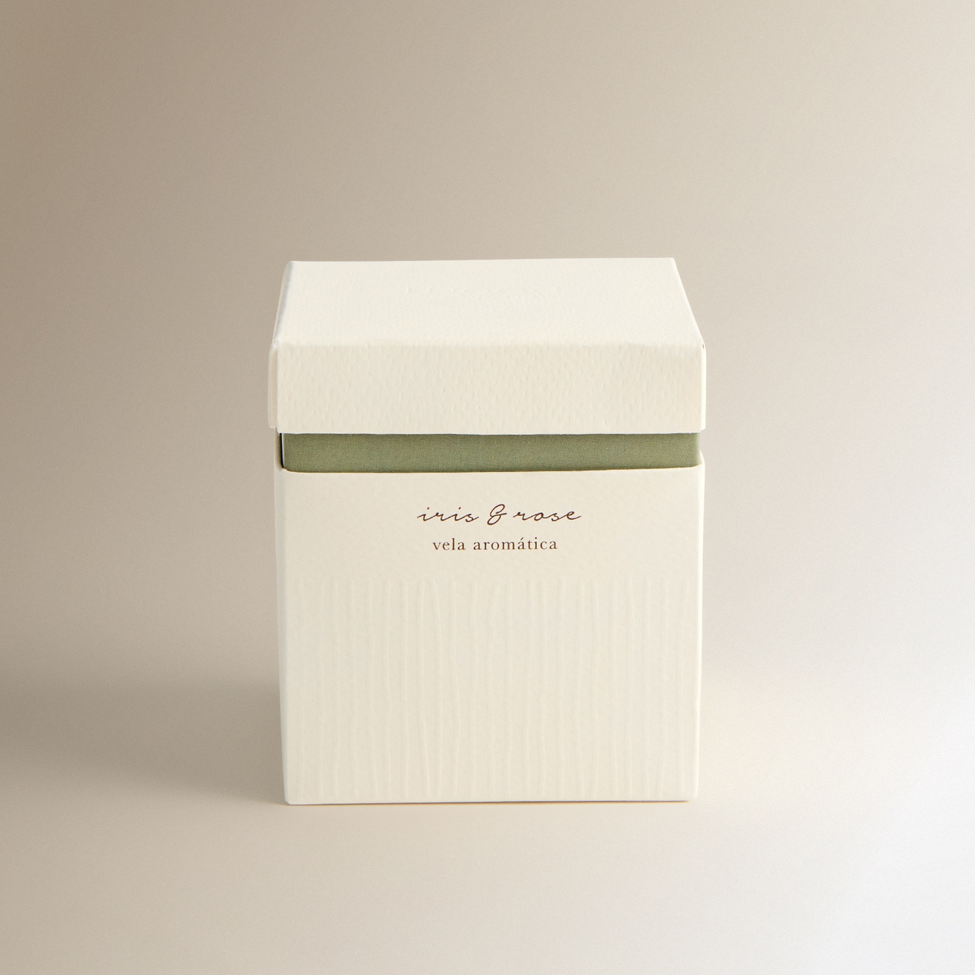 Copo com vela aromática Orgânica 3 Natural-4