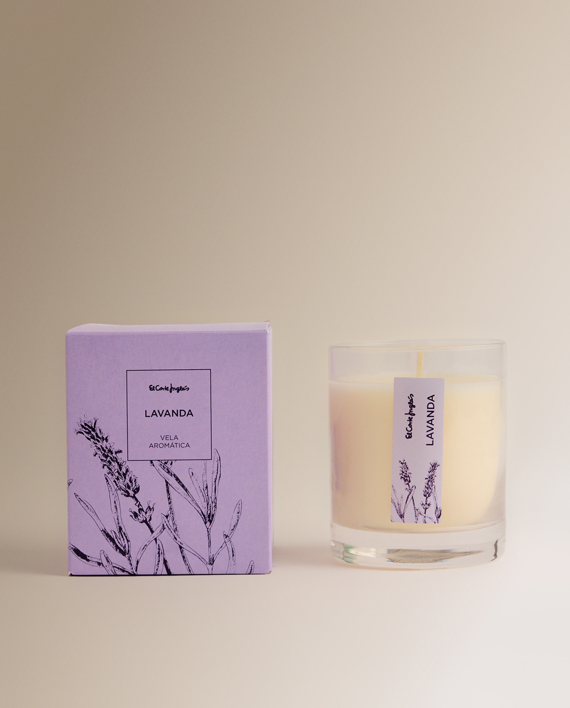 Vela em Copo Lavanda Roxo-4