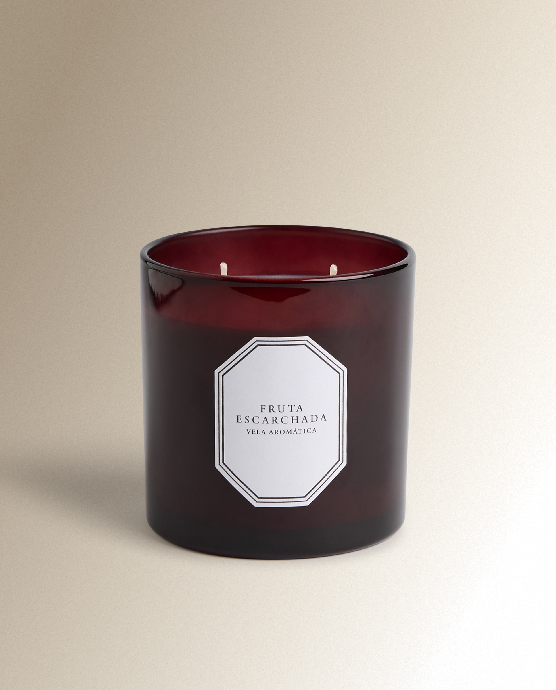 Imagen 0 de Vela aromática con bolsa Fruta escarchada Navidad Rojo