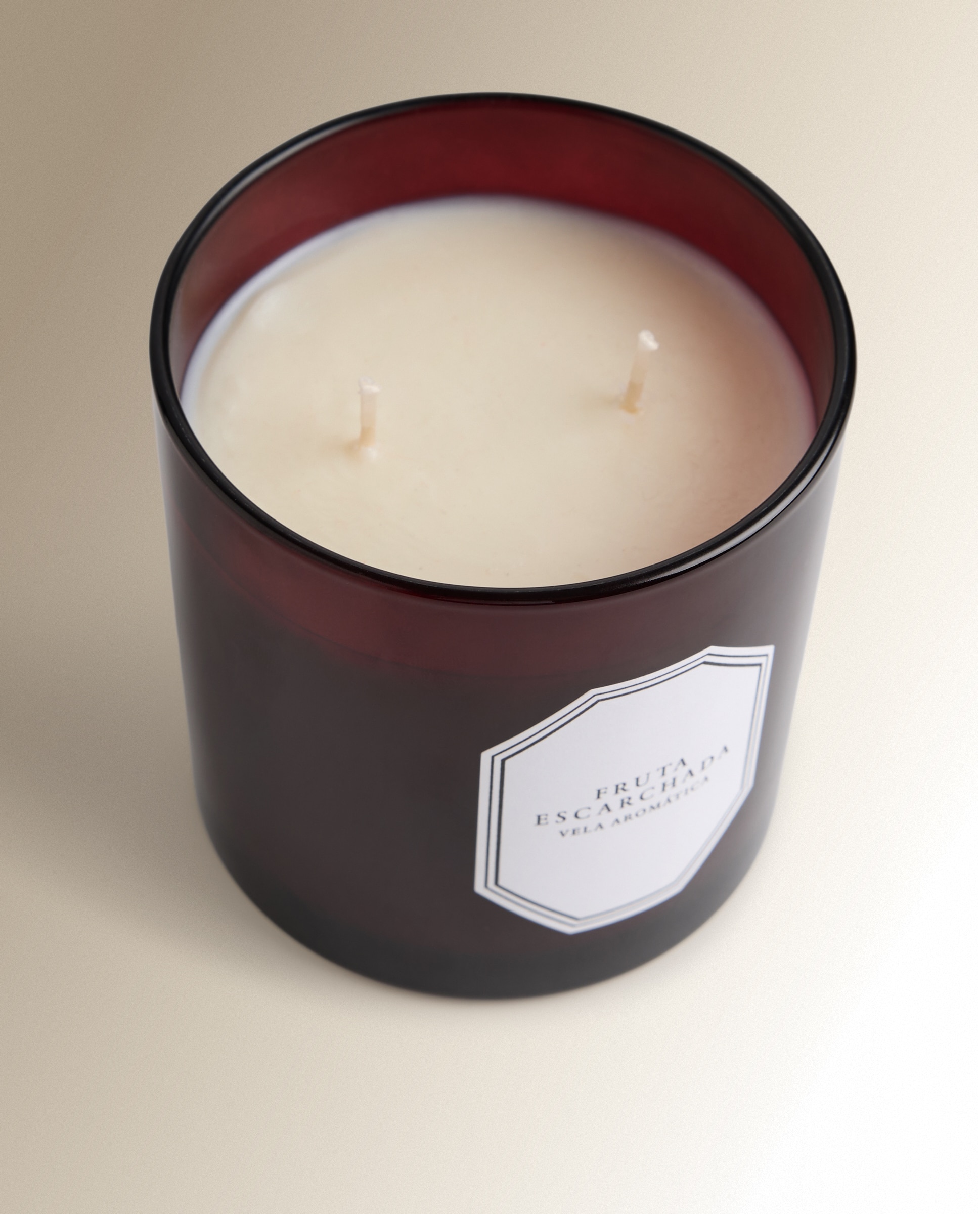 Vela aromática con bolsa Fruta escarchada Navidad - Rojo Rojo-2