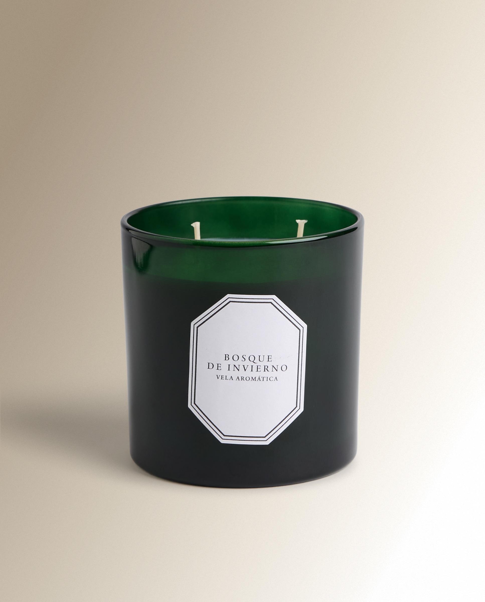Imagen 0 de Vela aromática con bolsa Bosque de invierno Navidad Verde