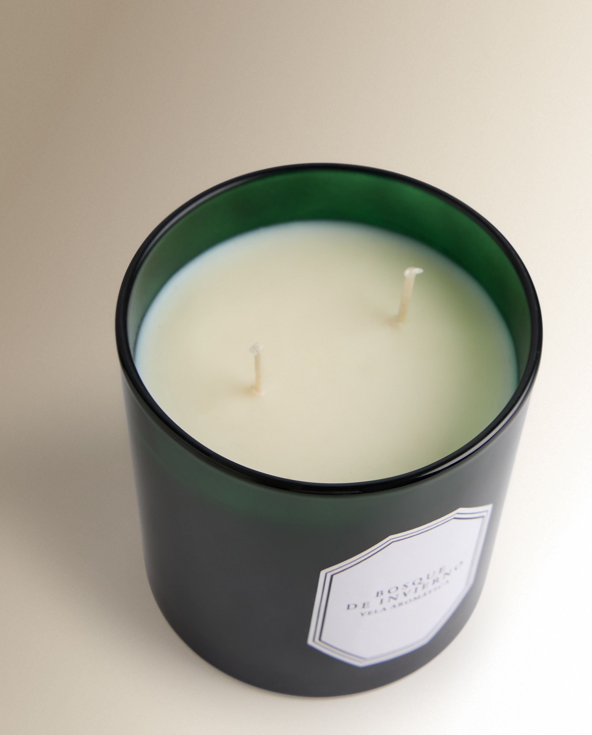 Vela aromática con bolsa Bosque de invierno Navidad - Verde Verde-2