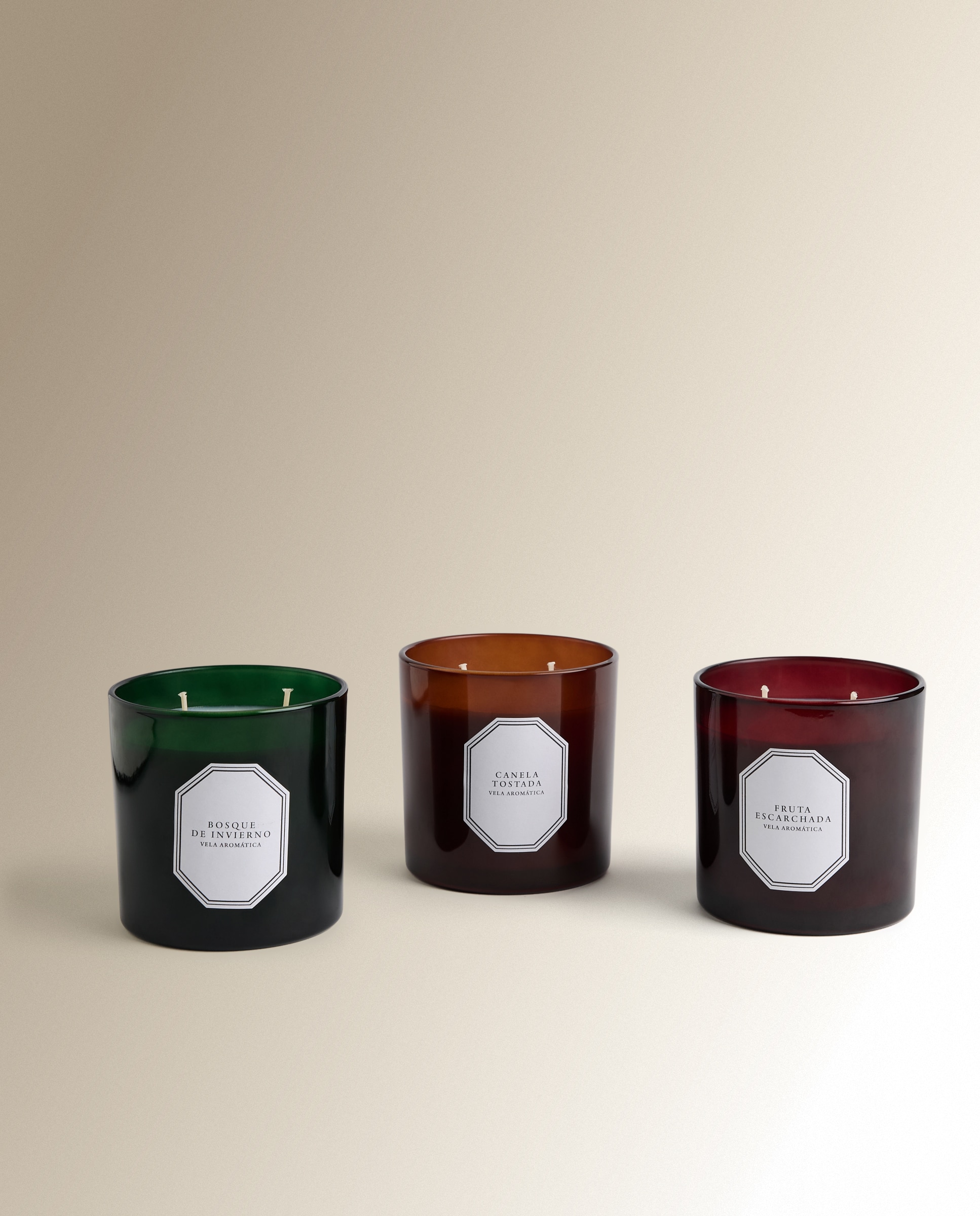 Vela aromática con bolsa Bosque de invierno Navidad - Verde Verde-5