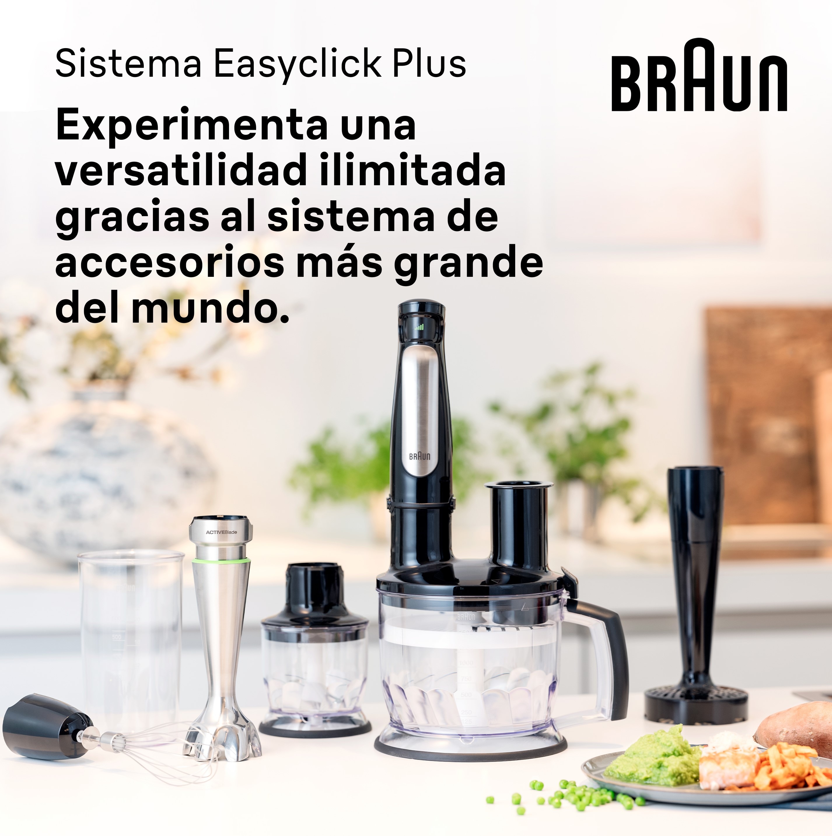Batidora de mano Braun Minipimer MultiQuick 7 MQ7035X SmartSpeed Negro-5