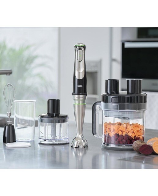 Batidora de mano Braun Minipimer MultiQuick 9 MQ9195XLI SmartSpeed avanzado Negro-6