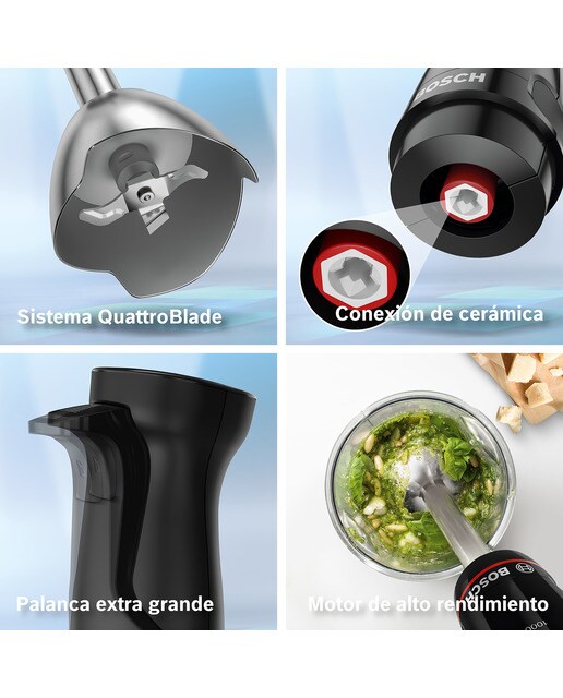 Batidora de pie Bosch, ErgoMaster, Serie 4,  MSM4B620 Negro-6
