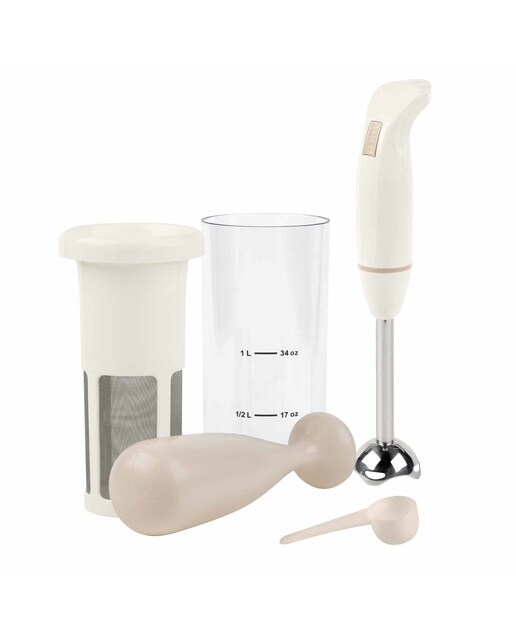 Batidora de pie Jata Milker con preparador de leche vegetal - Blanco Blanco-3