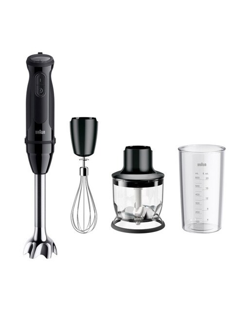Braun - Batidora de mano Braun MultiQuick 5 MQ50202M con 3 accesorios y 21 velocidades.