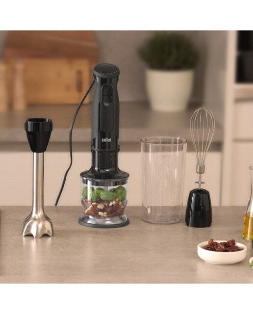 Batidora de mano Braun MultiQuick 5 MQ50202M con 3 accesorios y 21 velocidades Negro-6