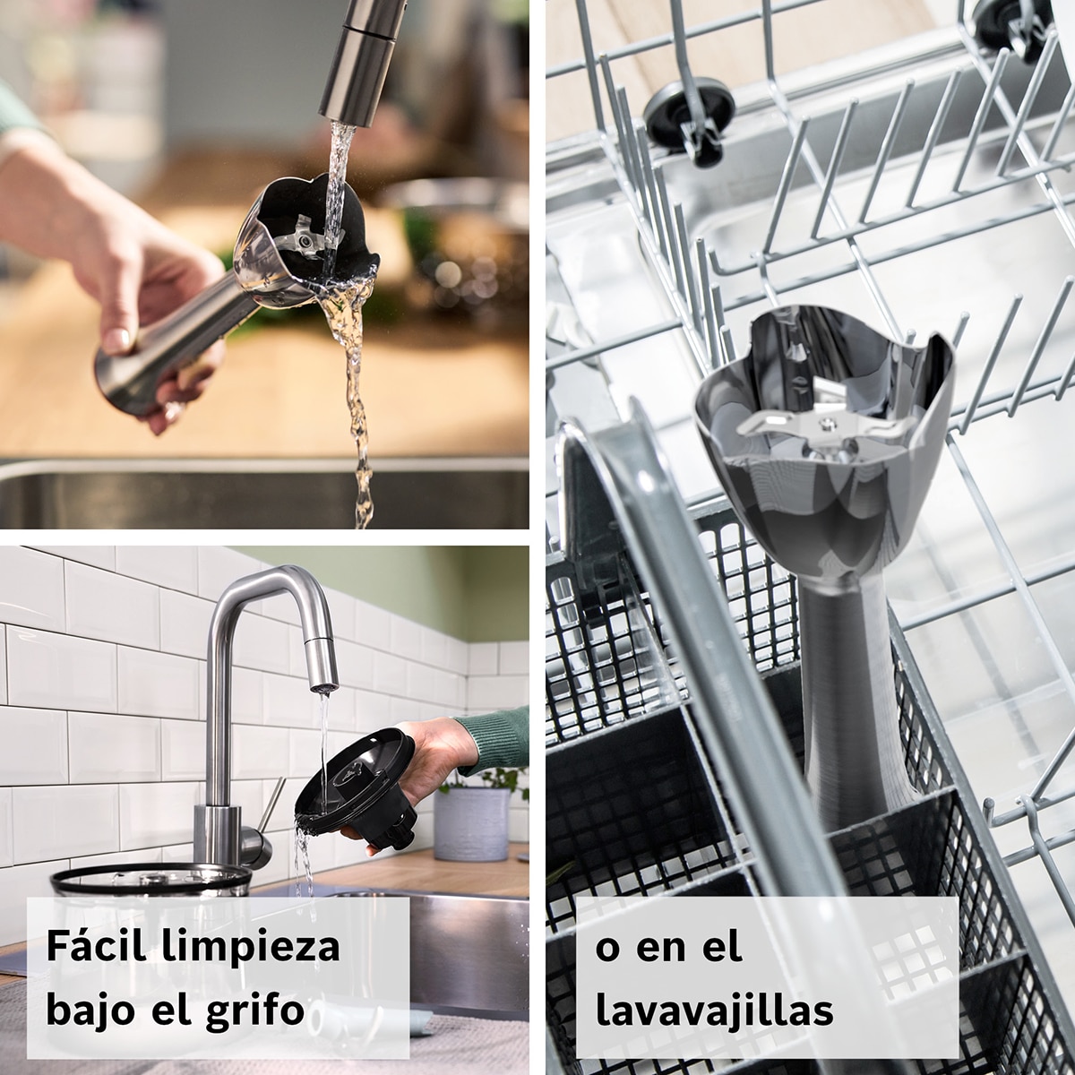 Batidora de mano Bosch, ErgoMaster, Serie 6,  MSM6M831 Negro / Acero Inox-13