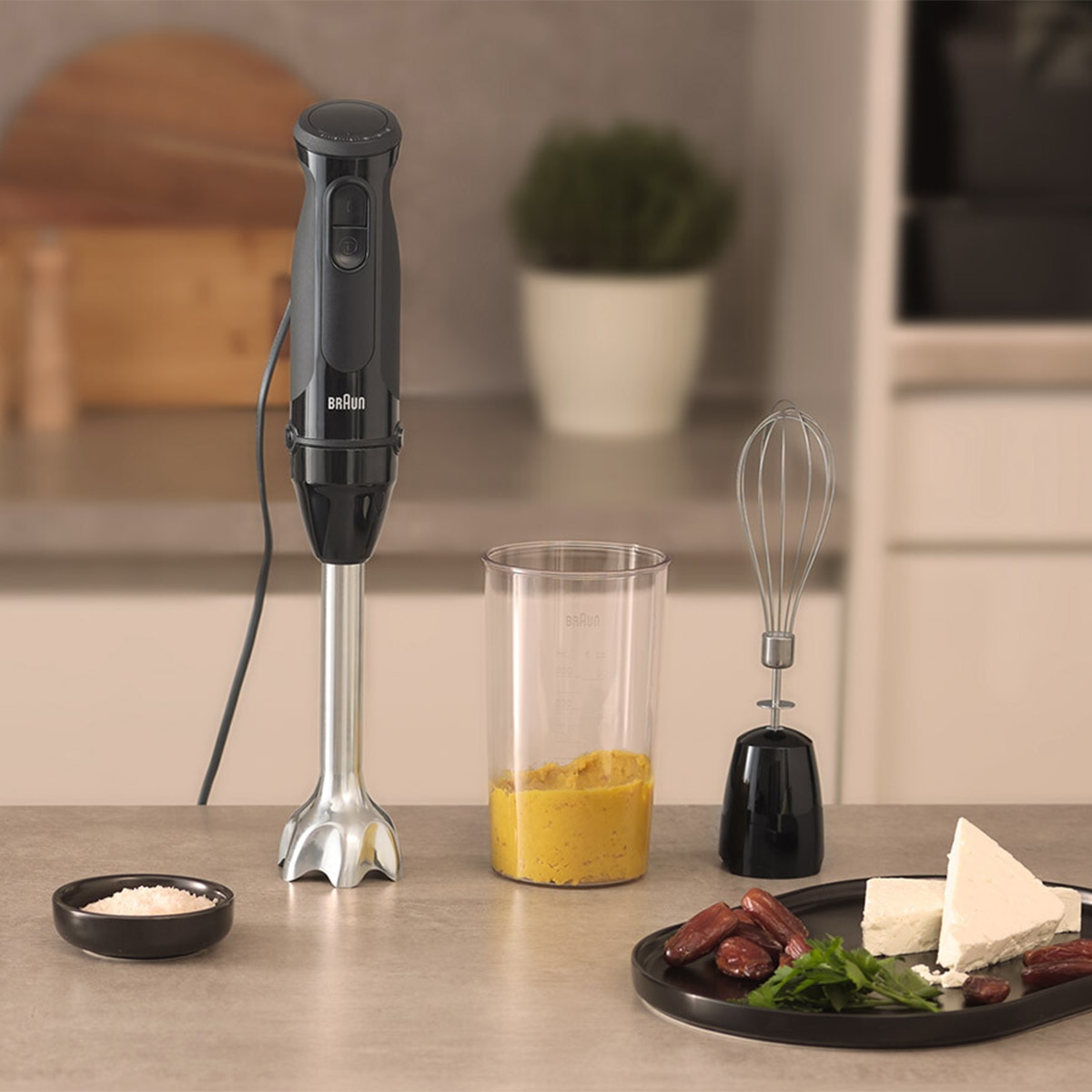 Batidora de pie  Braun MQ50051BK con Easy Click System Negro-6
