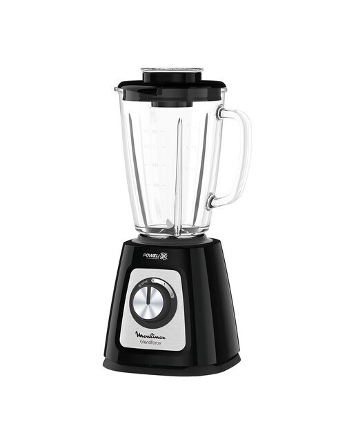 Batidora de Vaso Moulinex Blendforce Glass, Capacidad 1.75L