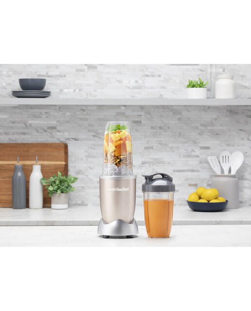 Batidora Personal Nutribullet Pro NB907CP 900W con vaso de viaje Champagne-6