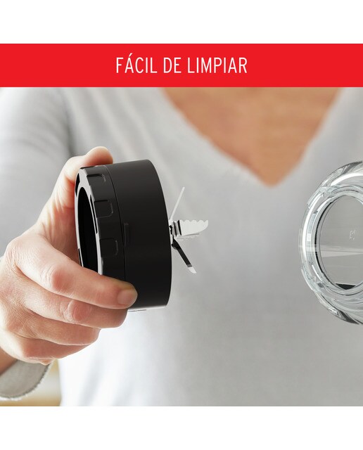Batidora de Vaso Moulinex PerfectMix LM871D, Cuchillas Powelix, Panel Táctil Negro / Acero Inox-6