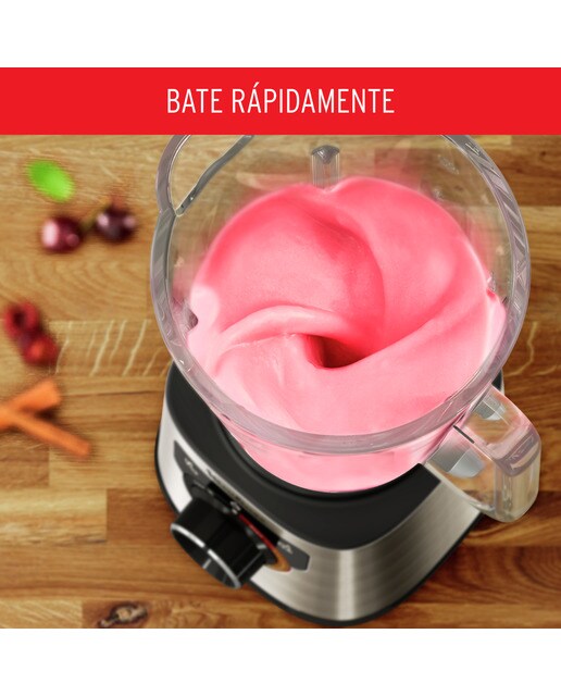 Batidora de Vaso Moulinex PerfectMix LM871D, Cuchillas Powelix, Panel Táctil Negro / Acero Inox-7