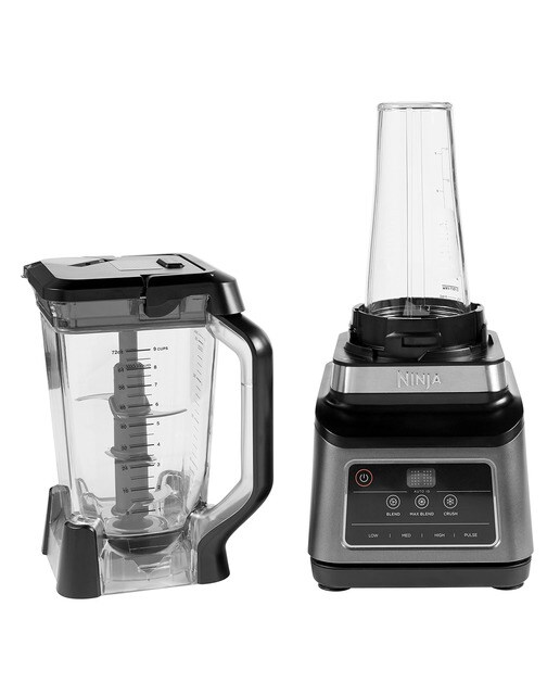 Batidora de vaso Ninja BN750EU 2 en 1 con Auto IQ Negro / Plateado-2