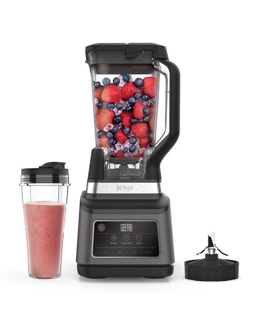 Batidora de vaso Ninja BN750EU 2 en 1 con Auto IQ Negro / Plateado-6