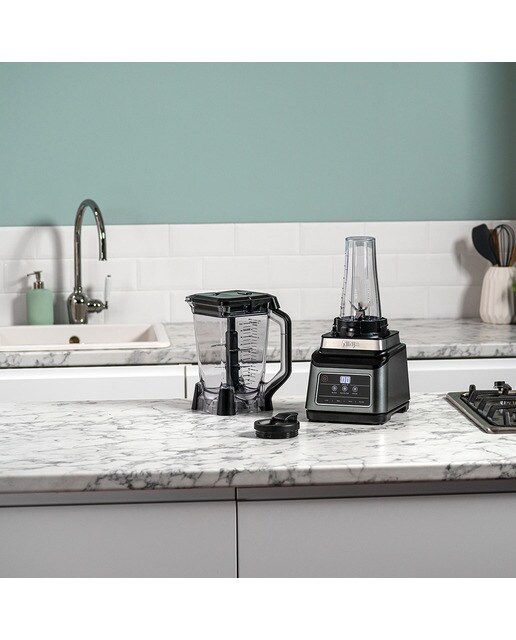 Batidora de vaso Ninja BN750EU 2 en 1 con Auto IQ Negro / Plateado-7