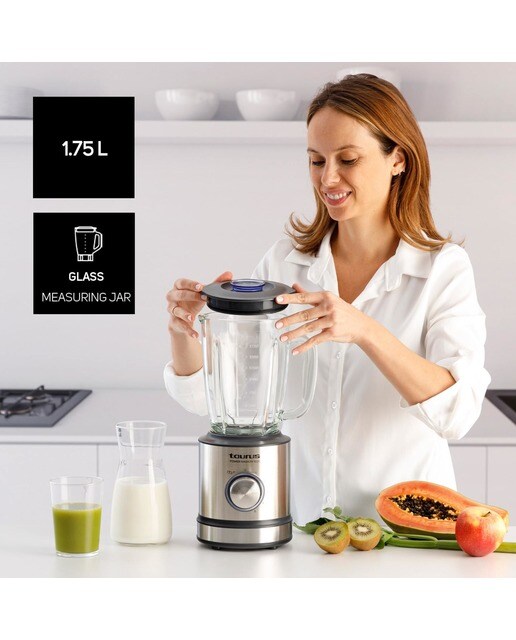 Batidora de vaso Taurus Power Magnum 1600 con 1,75 litros de capacidad Inox-5
