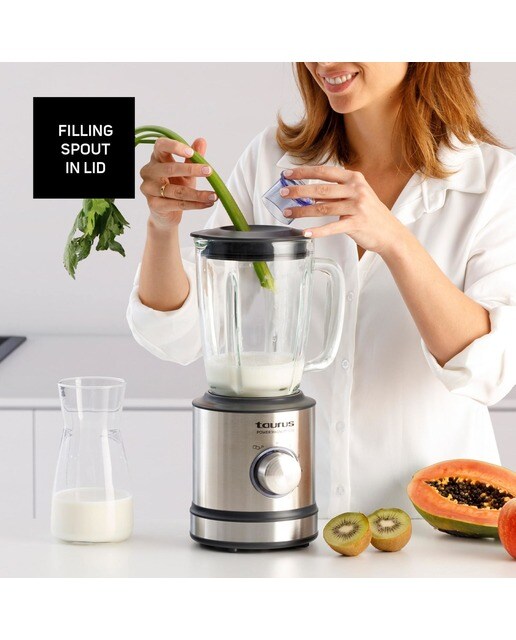 Batidora de vaso Taurus Power Magnum 1600 con 1,75 litros de capacidad Inox-6