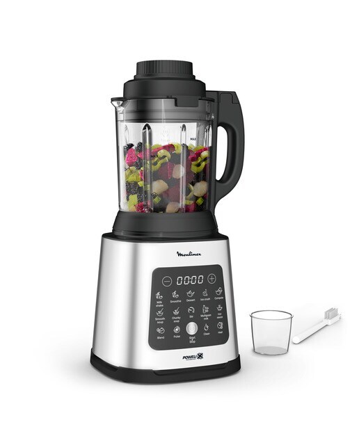 Batidora de Vaso Moulinex PerfectMix Cook LM835D, Cuchillas Powelix