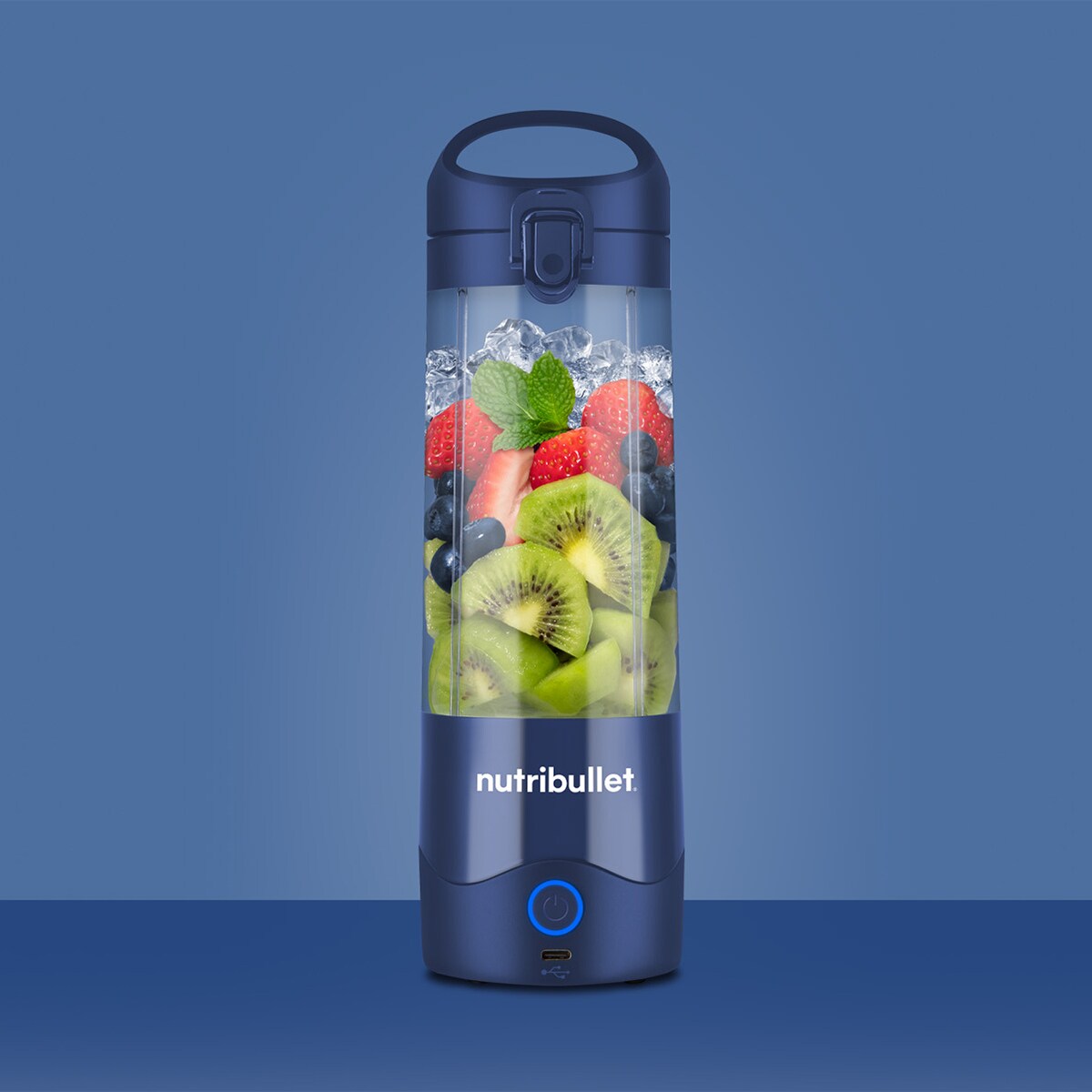 Batidora personal Nutribullet Portable NBP003NBL con carga USB Navy-5