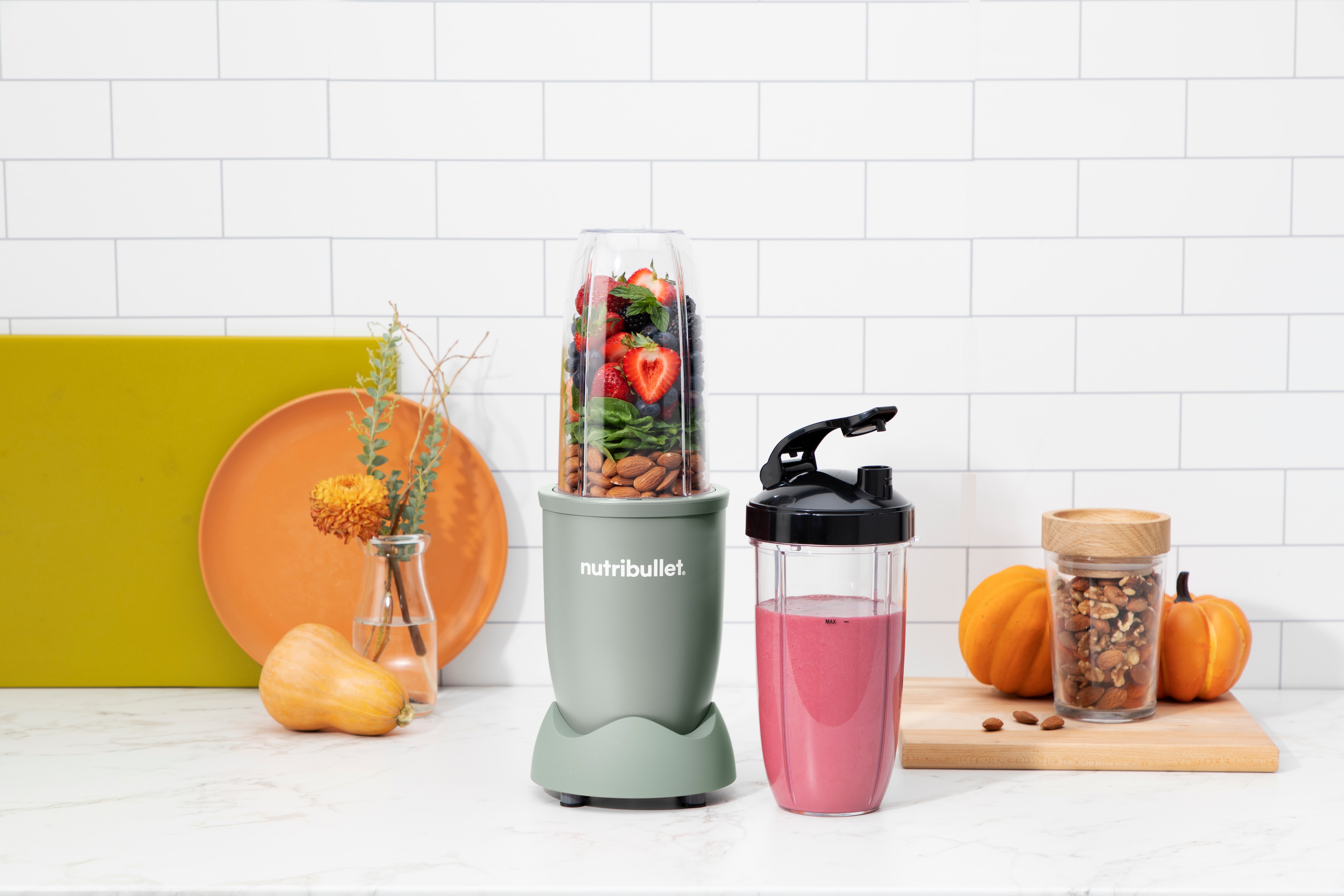 Batidora personal Nutribullet PRO 7 pc NB907MAJD - Verde Verde-4