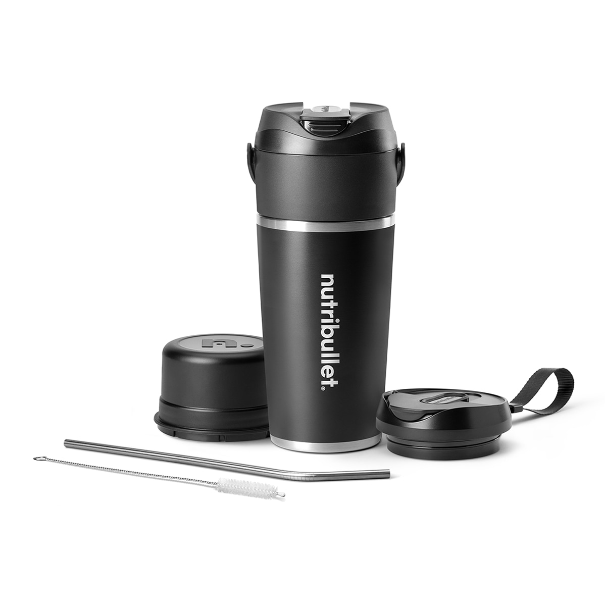 Imagen 0 de Batidora personal portátil Nutribullet Flip NBP016B con vaso térmico para mantener el frío
