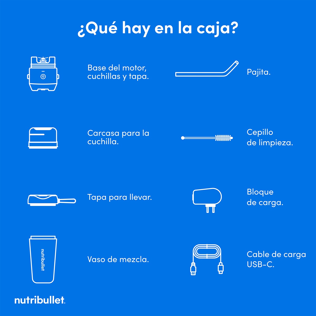 Batidora personal portátil Nutribullet Flip NBP016B con vaso térmico para mantener el frío Negro-11