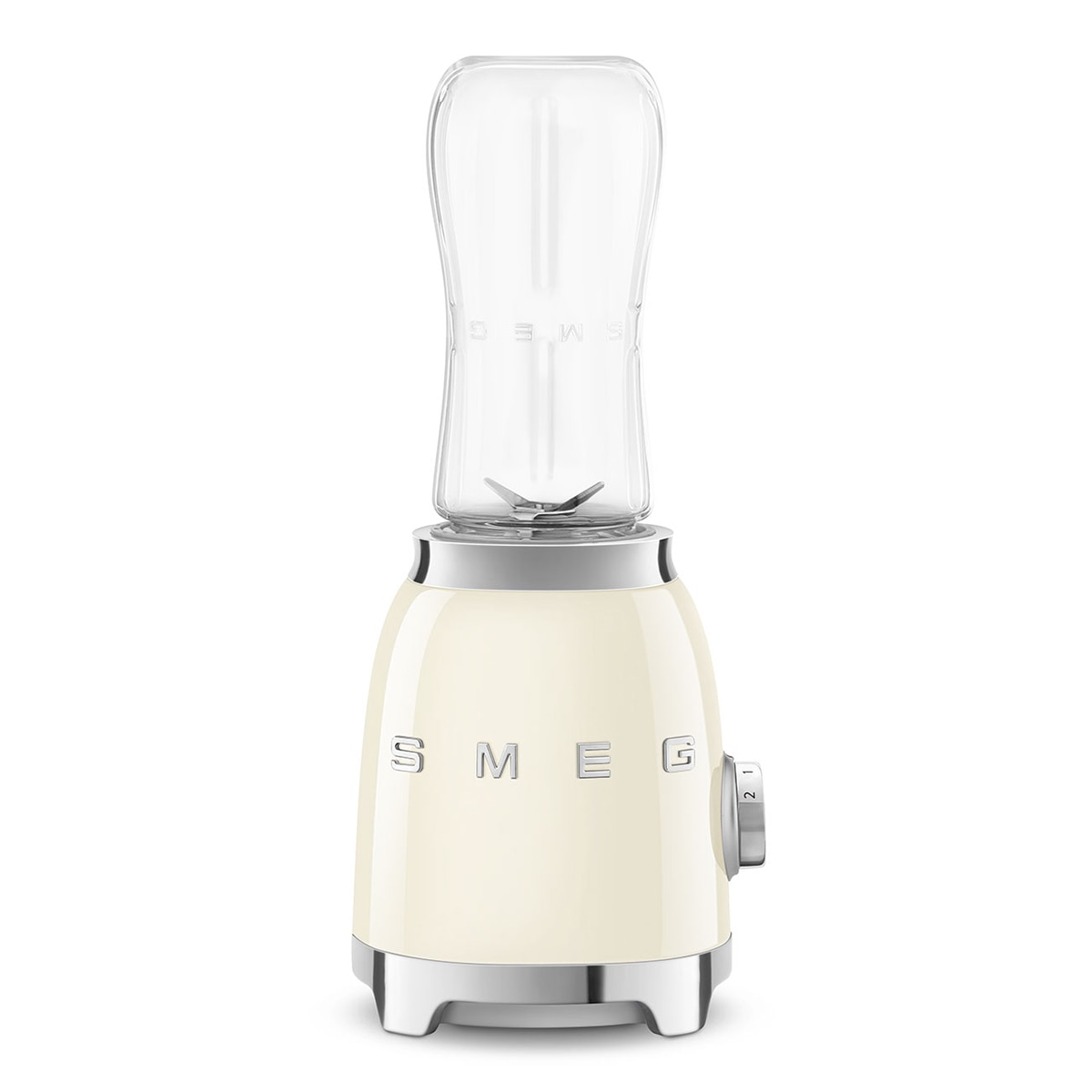 Smeg – Batidora Personal Smeg PBF00CREU con botella portátil y motor de 300 W.