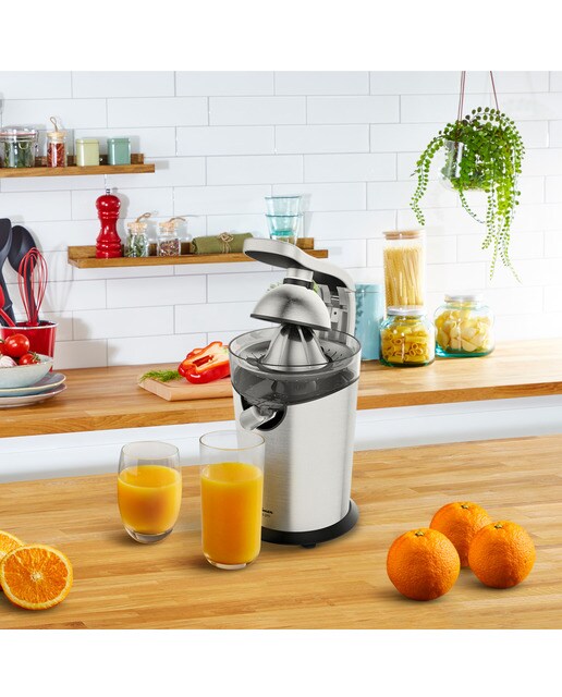 Exprimidor de palanca Moulinex Vitapress Pro PC700D10 con sistema antigoteo Acero Inox-7