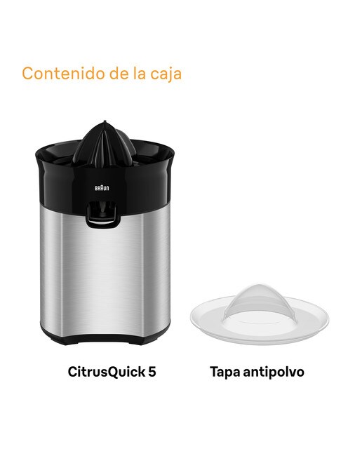 Espremedor Braun CitrusQuick 5 com Sistema Antigotas Preto-7