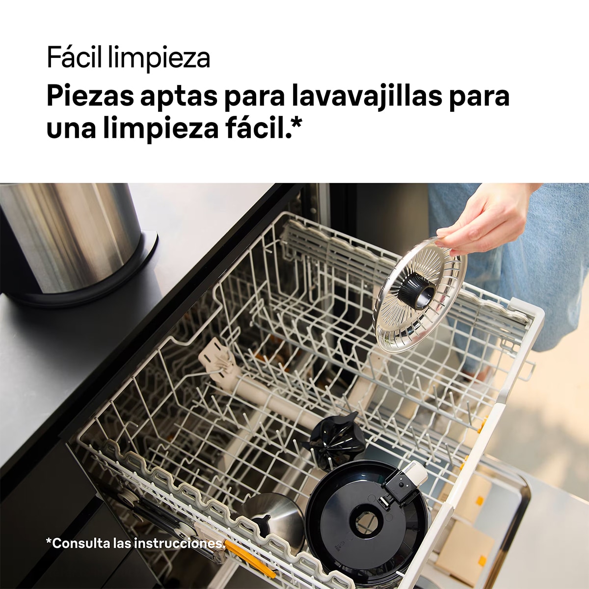 Exprimidor eléctrico Braun CitrusQuick 7 CJ7050BK con sistema de palanca de acero - Negro Negro-9
