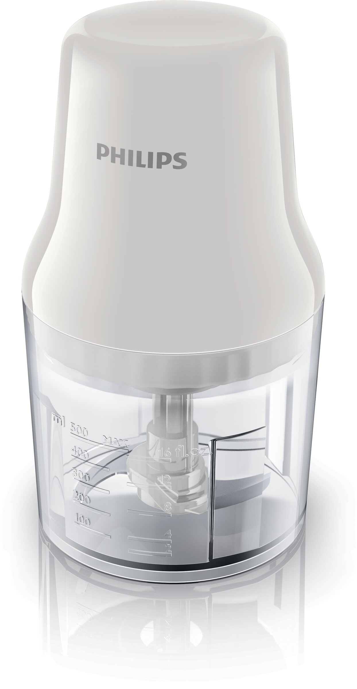Imagen 3 de Picadora Philips HR1393/00 con recipiente de 0,7 litros - Blanco Blanco