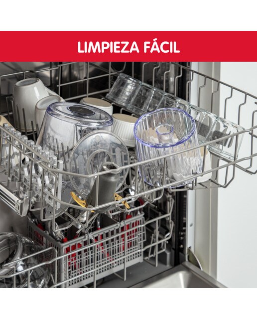Picadora Moulinex Ultimate, 5 en 1: Pica, Tritura, Mezcla, Muele, Semibate Negro-5
