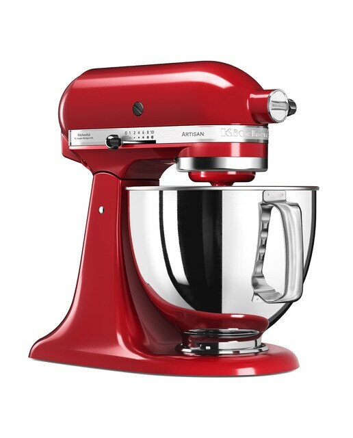 Robot de cocina linea Artisan KitchenAid 5KSM125EER con bol de acero inox