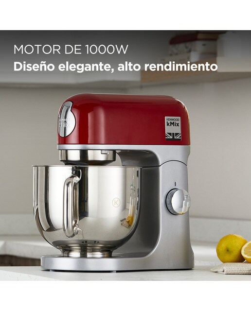 Robot de cocina amasadora Kenwood kMix KMX750RD Rojo-3