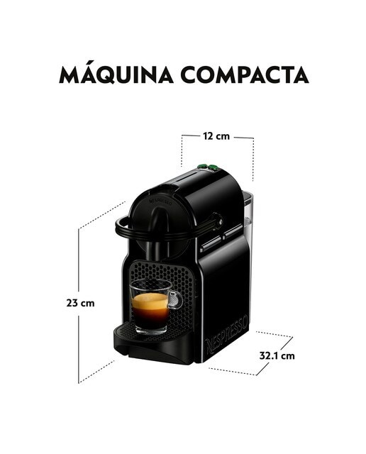 Cafetera de Cápsulas automática Nespresso De'Longhi Inissia para cápsulas Nespresso Original - Negro Negro-4