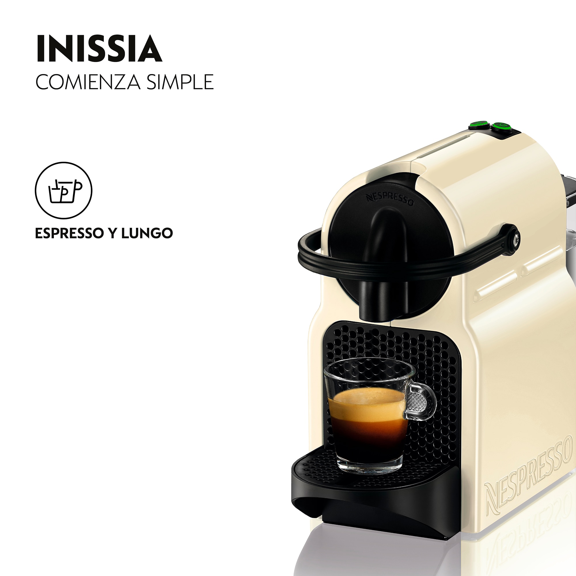Cafetera de Cápsulas automática Nespresso De'Longhi Inissia para cápsulas Nespresso Original Crema-3