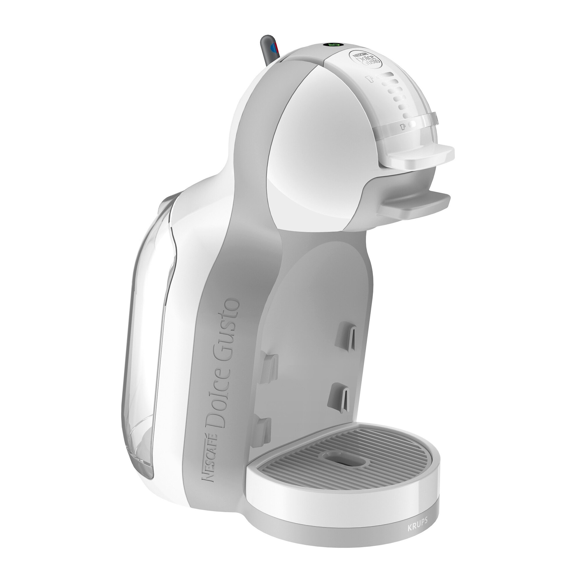 Cafetera de cápsulas automática Krups Mini Me KP1201 para cápsulas Nescafé Dolce Gusto Blanco-3