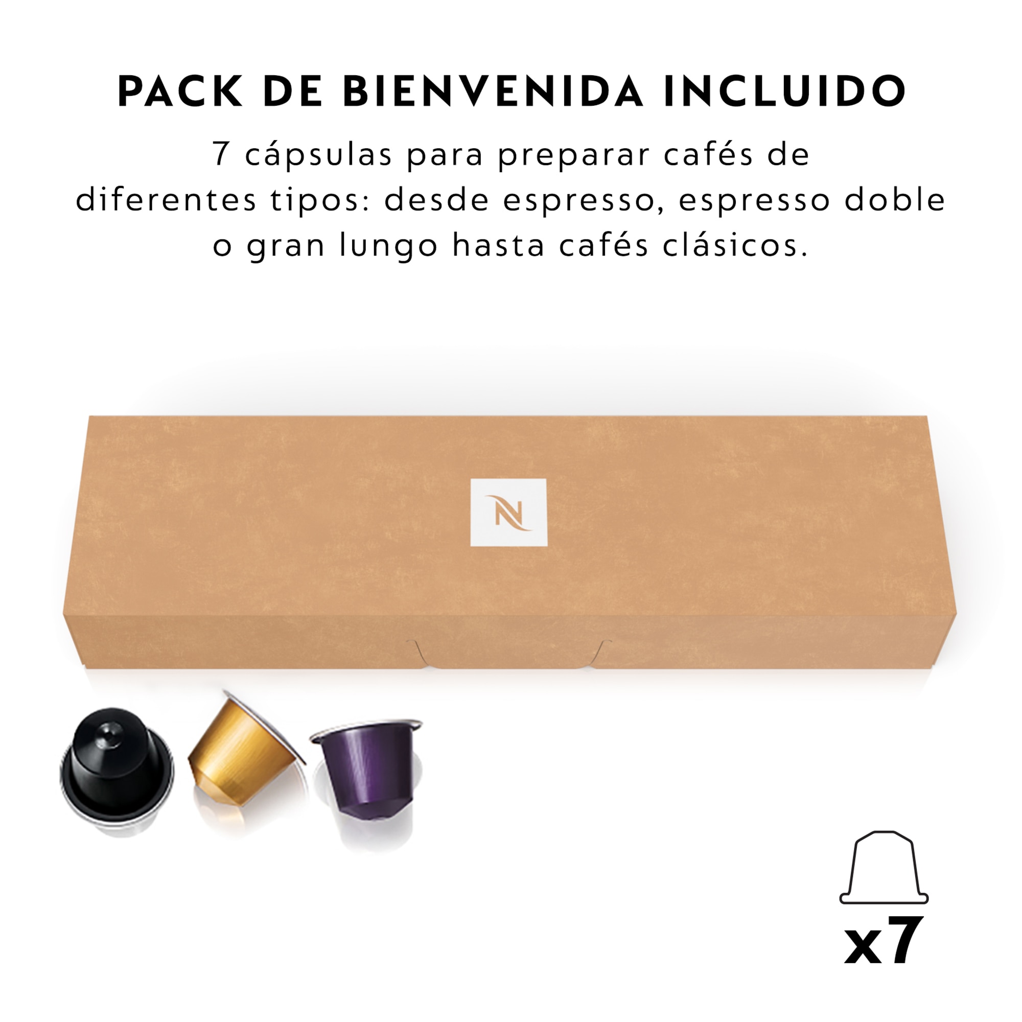 Cafetera de cápsulas automática Nespresso Krups Inissia para cápsulas Nespresso Original - Blanco Blanco-6