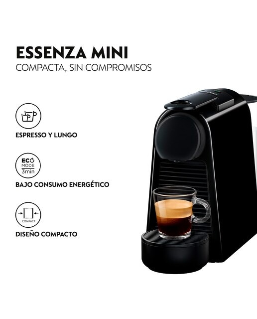 Cafeteras de cápsula automática Nespresso De'Longhi Essenza Mini para cápsulas Nespresso Original Negro-4