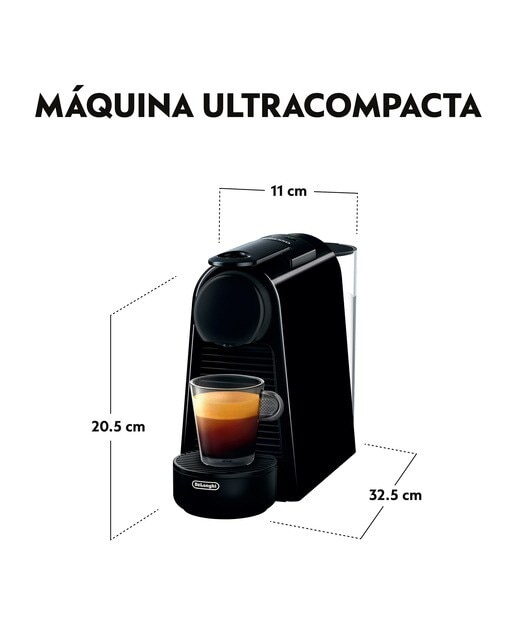 Cafeteras de cápsula automática Nespresso De'Longhi Essenza Mini para cápsulas Nespresso Original Negro-5