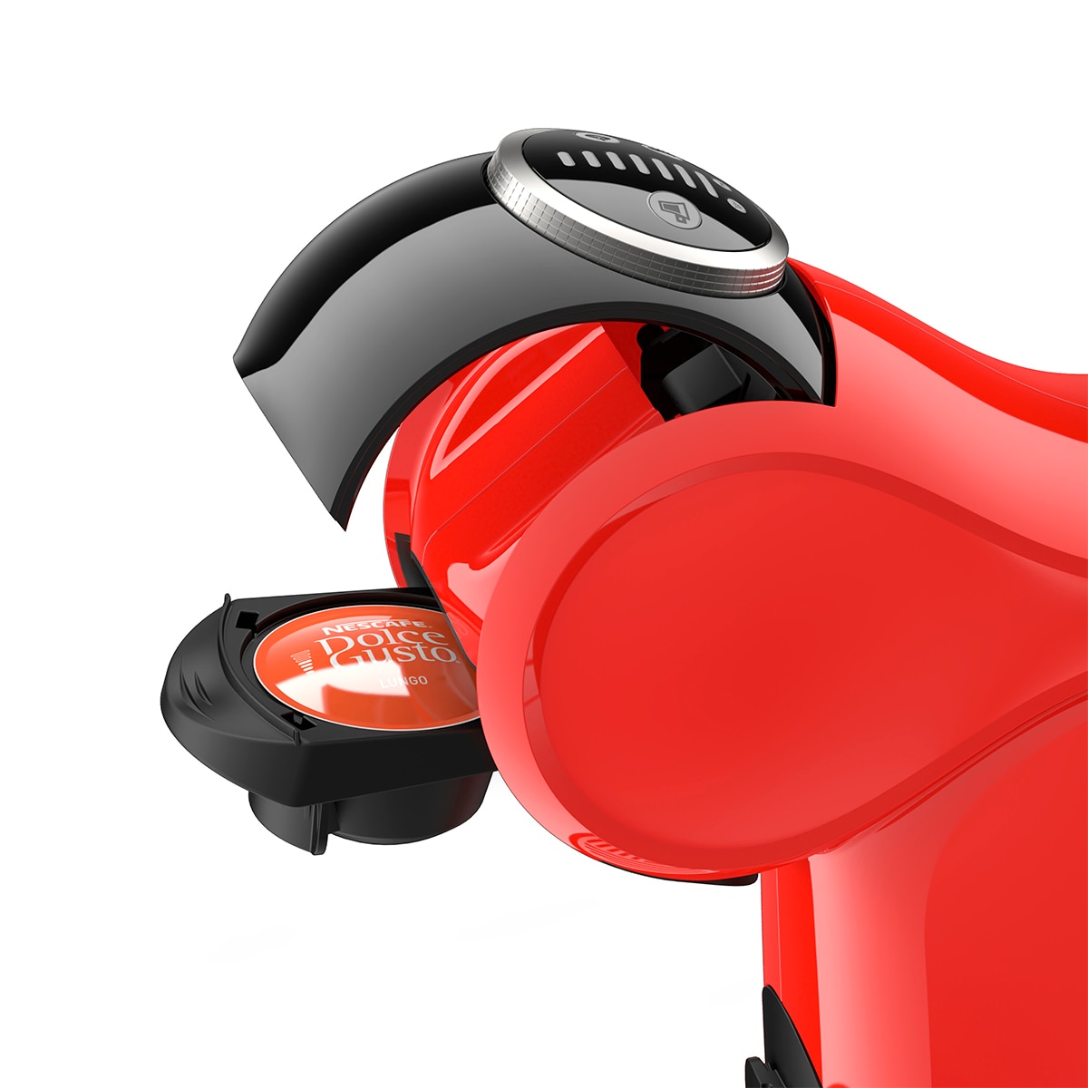 Cafetera de cápsulas De'Longhi Genio Plus EDG315.R para cápsulas Nescafé Dolce Gusto Rojo-6