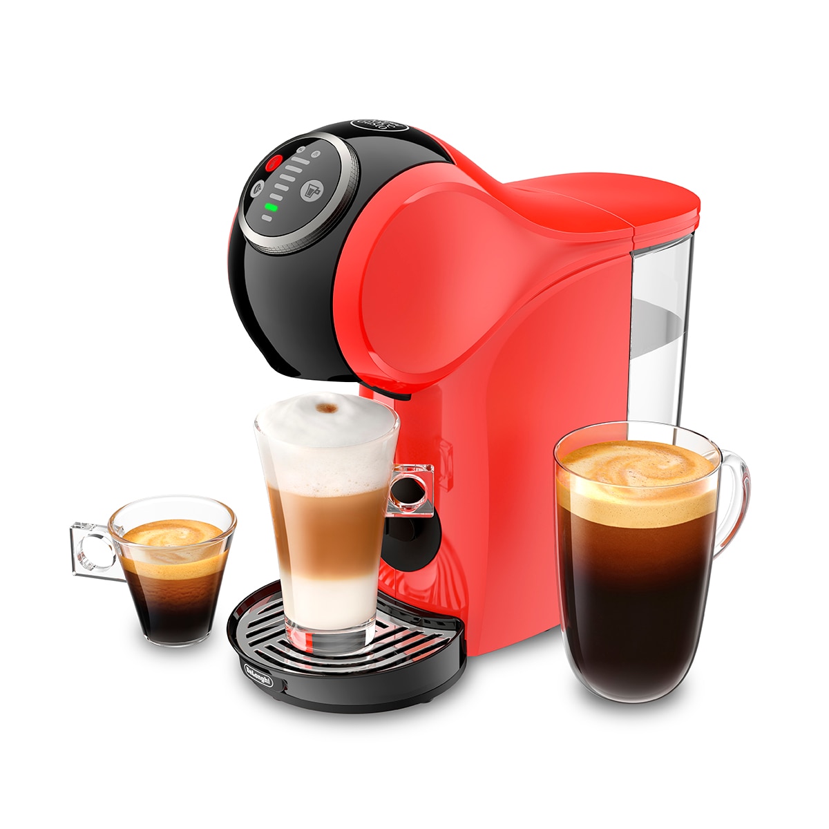 Cafetera de cápsulas De'Longhi Genio Plus EDG315.R para cápsulas Nescafé Dolce Gusto Rojo-7
