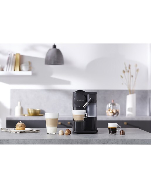 Cafetera de cápsulas automática Nespresso De'Longhi Lattissima One para cápsulas Nespresso Original Negro-8