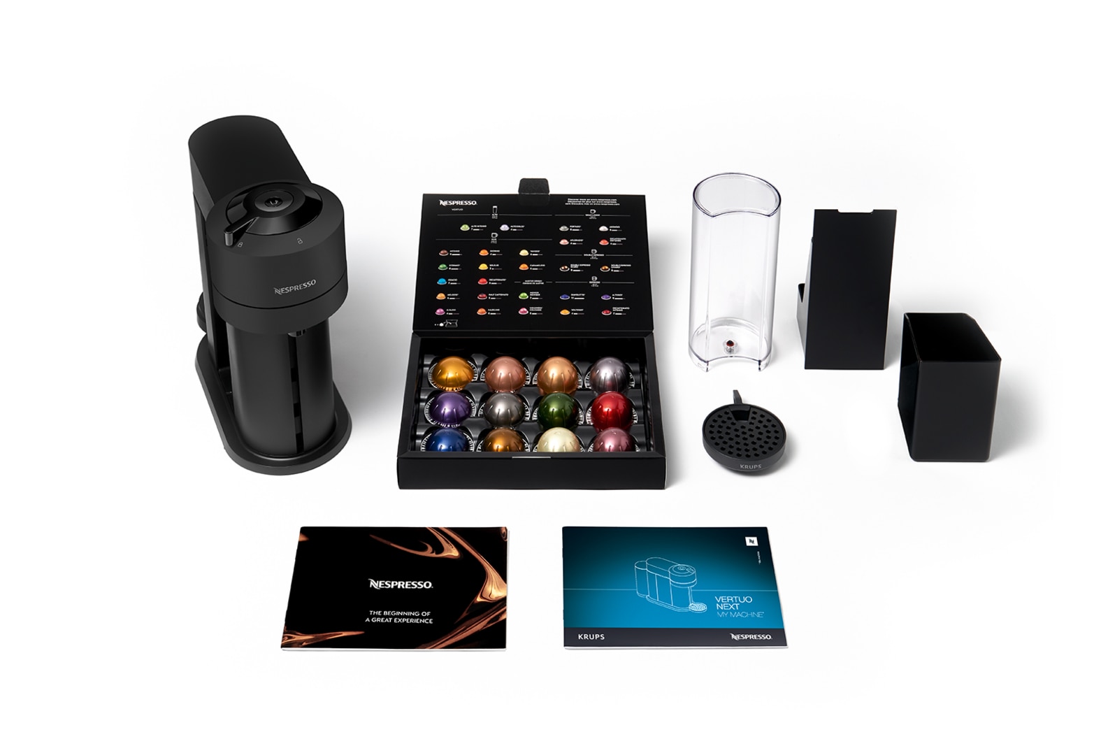 Cafetera de cápsulas Nespresso Krups Vertuo Next para cápsulas Nespresso Vertuo - Negro Negro-7