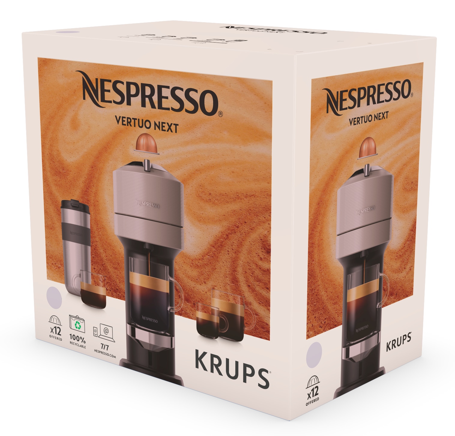 Cafetera de cápsulas Nespresso Krups Vertuo Next para cápsulas Nespresso Vertuo - Negro Negro-10