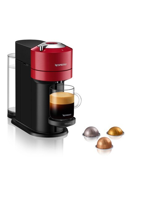 Cafetera de cápsulas Nespresso Krups Vertuo Next para cápsulas Nespresso Vertuo