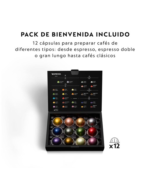 Cafetera de cápsulas Nespresso Krups Vertuo Next para cápsulas Nespresso Vertuo Rojo-5